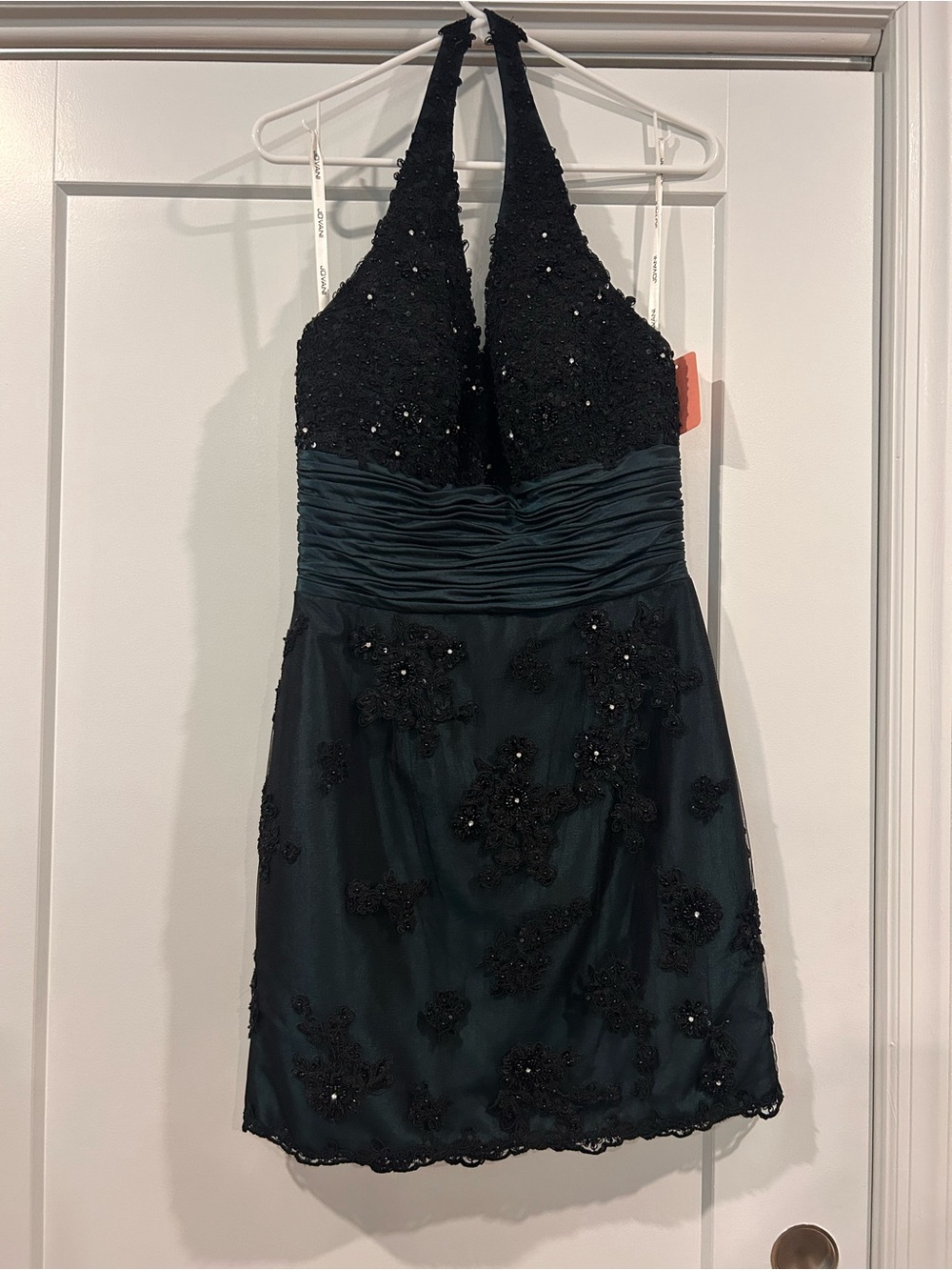 New Jovani mini halter dress